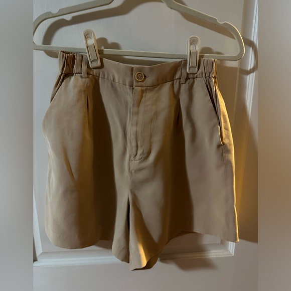OPEN EDIT SOFT PLEATED SHORTS | TAN WHEY | SZ. SMALL - Picture 5 of 5